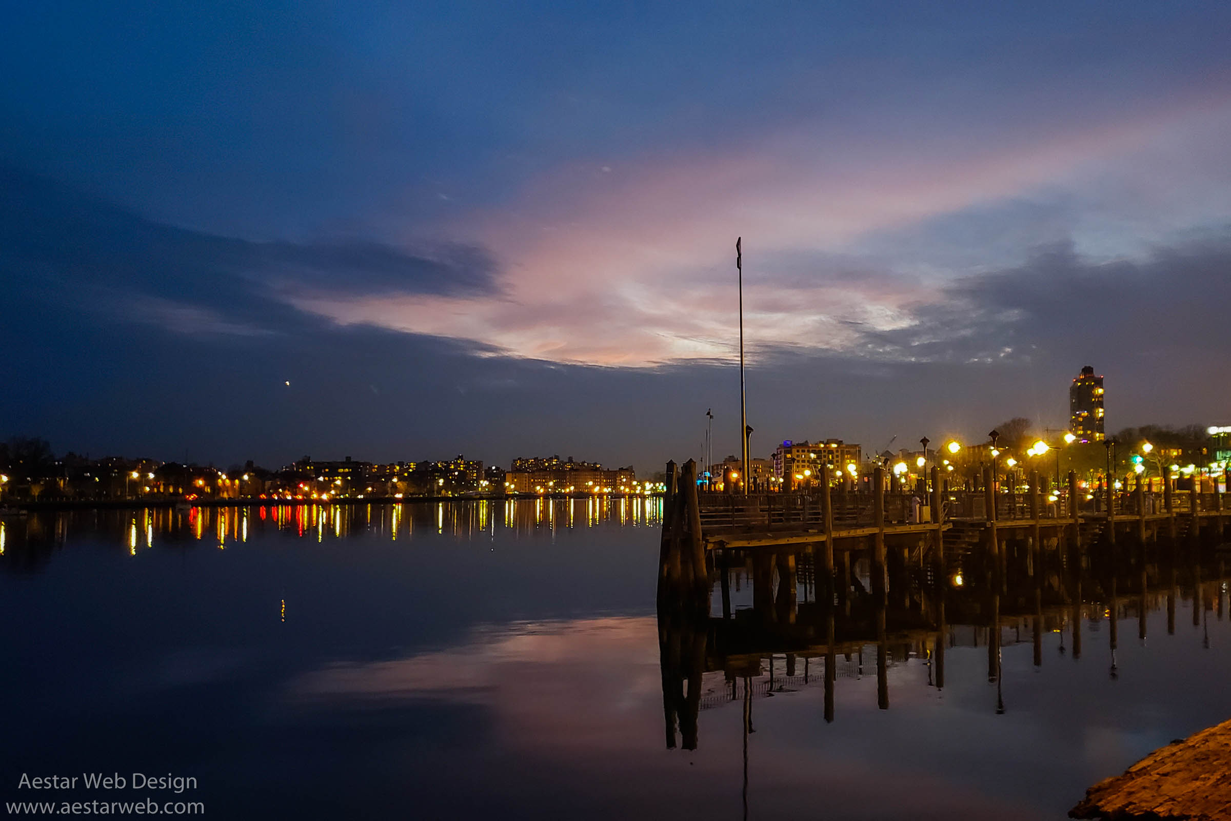 Scenic Dusk at Sheepshead Bay, Brooklyn, New York City, Web Photography, Landscape Photography, Street Photography