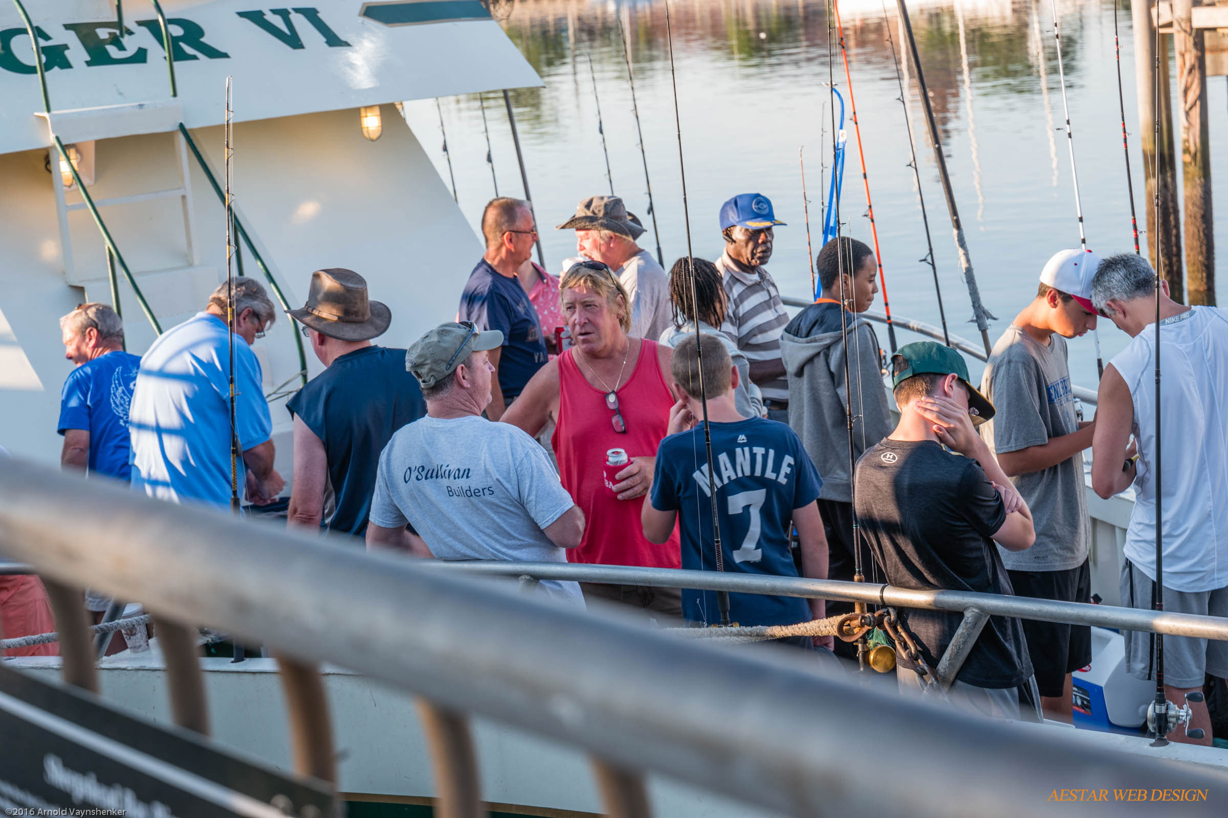 Web Photography, Street Photography, Fishermen, Fishing Boat, Sheepshead Bay, Brooklyn, New York City